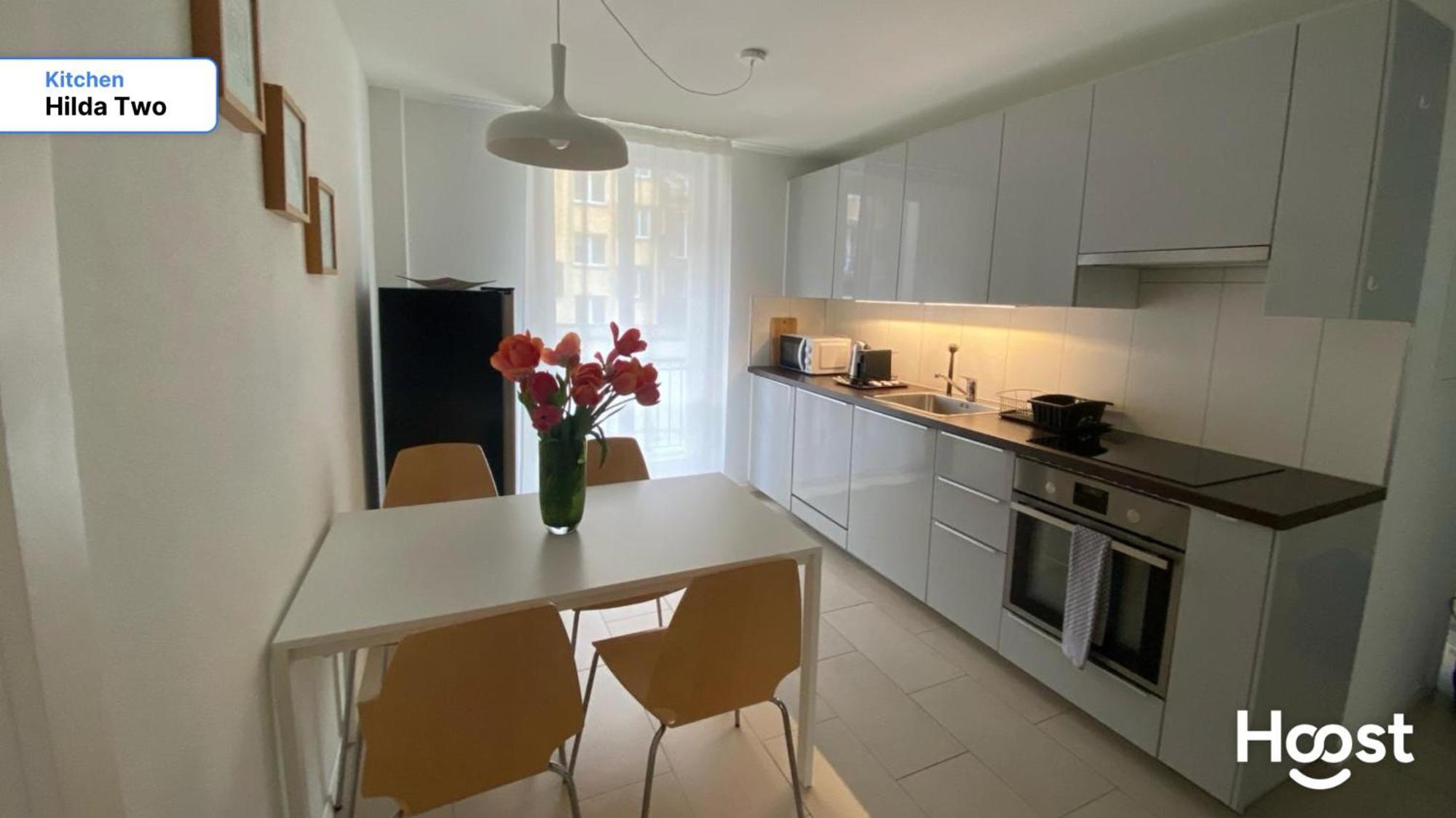 H2 With 3,5 Rooms, 2Br, Living Room And Kitchen, Central And Quite Цюрих Екстер'єр фото